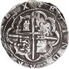 Image 2 : PERU, Lima, cob 8 reales, Philip II, assayer Diego de la Torre, *-8 (round top) to left, P-oD to rig