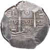 Image 1 : PERU, Lima, cob 8 reales, 1696 H.