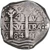 Image 1 : PERU, Lima, cob 4 reales, 1684 V, ex-Ponte.