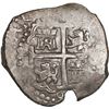 Image 2 : PERU, Lima, cob 4 reales, 1698 H, ex-Ponte.