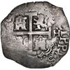 Image 2 : PERU, Lima, cob 4 reales, 1704 H, ex-Ponte.