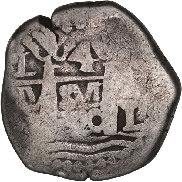 PERU, Lima, cob 4 reales, 1720 M, rare, ex-Ponte.