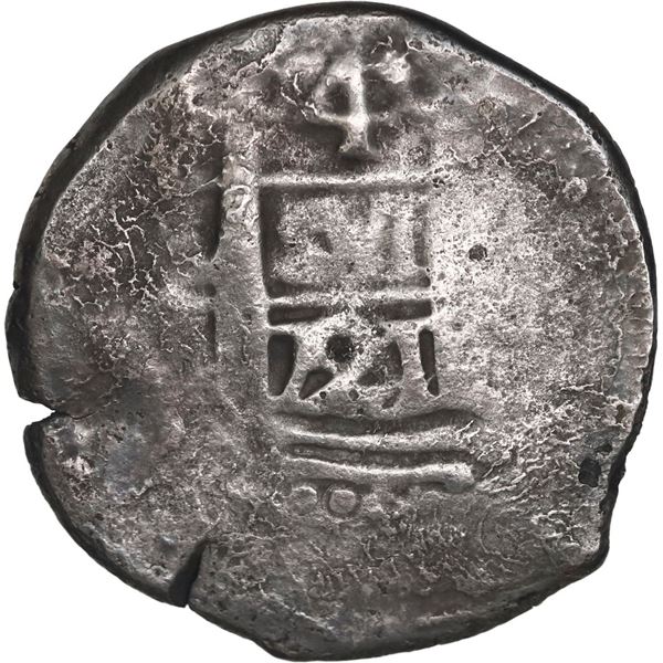 PERU, Lima, cob 4 reales, 1721 (M), rare, ex-Ponte.