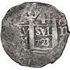 Image 1 : PERU, Lima, cob 4 reales, 1723 M, rare, ex-Ponte.