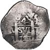 Image 1 : PERU, Lima, cob 4 reales, 1727 M, rare, ex-Ponte.