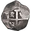 Image 2 : PERU, Lima, cob 4 reales, 1727 M, rare, ex-Ponte.