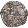 Image 1 : BOLIVIA, Potosí, cob 8 reales, Philip II, assayer B (late 3rd period), ex-Ponte, ex-Sellschopp (Plat