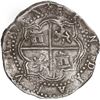 Image 2 : BOLIVIA, Potosí, cob 8 reales, Philip II, assayer B (late 3rd period), ex-Ponte, ex-Sellschopp (Plat