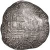 Image 1 : BOLIVIA, Potosí, cob 8 reales, Philip II, assayer A, variety with denomination as "oVIIII" (rare), e
