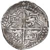 Image 2 : BOLIVIA, Potosí, cob 8 reales, Philip III, assayer T (ca. 1620).