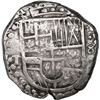 Image 1 : BOLIVIA, Potosí, cob 8 reales, 1629 T, denomination •8•, heavy-dot borders.