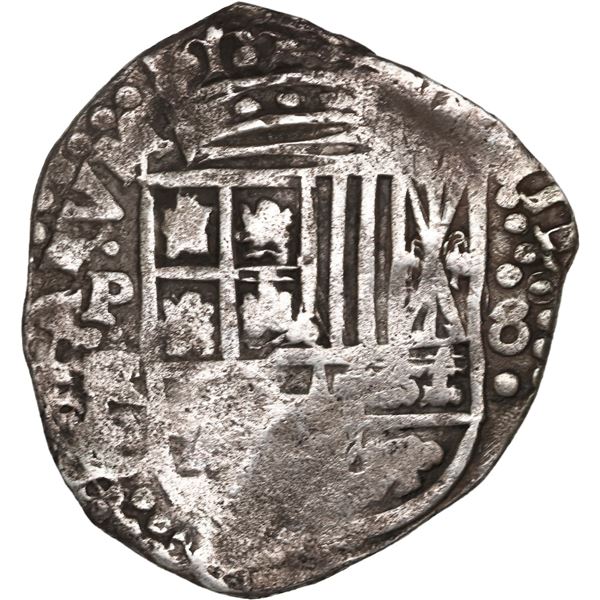 BOLIVIA, Potosí, cob 8 reales, 1644 FR, rare, ex-Ponte.