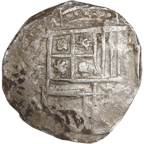 BOLIVIA, Potosí, cob 8 reales, 1644 TR, rare.