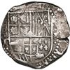 Image 1 : BOLIVIA, Potosí, cob 8 reales, 1645 T, ex-Ponte.