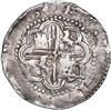 Image 2 : BOLIVIA, Potosí, cob 4 reales, Philip II, assayer R (Rincón) to right, rare, ex-Ponte.