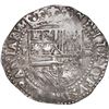 Image 1 : BOLIVIA, Potosí, cob 4 reales, Philip II, assayer L (1st period) to left, denomination over P-M (sma
