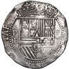 Image 1 : BOLIVIA, Potosí, cob 4 reales, Philip II, assayer B (1st period), "flat" lions, ex-Ponte.