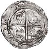 Image 2 : BOLIVIA, Potosí, cob 4 reales, Philip II, assayer B (1st period), "flat" lions, ex-Ponte.