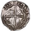 Image 2 : BOLIVIA, Potosí, cob 4 reales, Philip II, assayer B (late 2nd period), ex-Ponte.