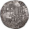 Image 1 : BOLIVIA, Potosí, cob 4 reales, Philip II, assayer B (late 3rd period), ex-Ponte.