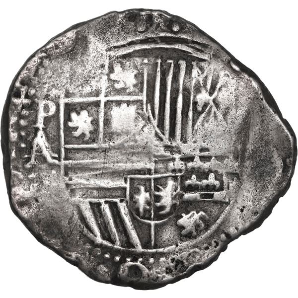 BOLIVIA, Potosí, cob 4 reales, Philip II, assayer A, ex-Ponte.