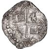 Image 2 : BOLIVIA, Potosí, cob 4 reales, Philip II, assayer RL (small), ex-Ponte.