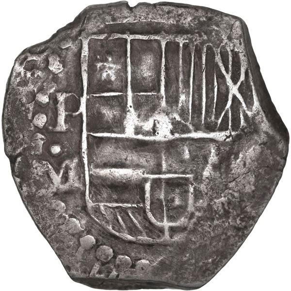 BOLIVIA, Potosí, cob 4 reales, Philip III, assayer M (pre-dated type), ex-Ponte.
