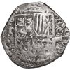 Image 1 : BOLIVIA, Potosí, cob 4 reales, 1618 T, quadrants of cross transposed, ex-Ponte.