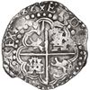 Image 2 : BOLIVIA, Potosí, cob 4 reales, 1622 T, quadrants of cross transposed, penultimate digit of date as Z