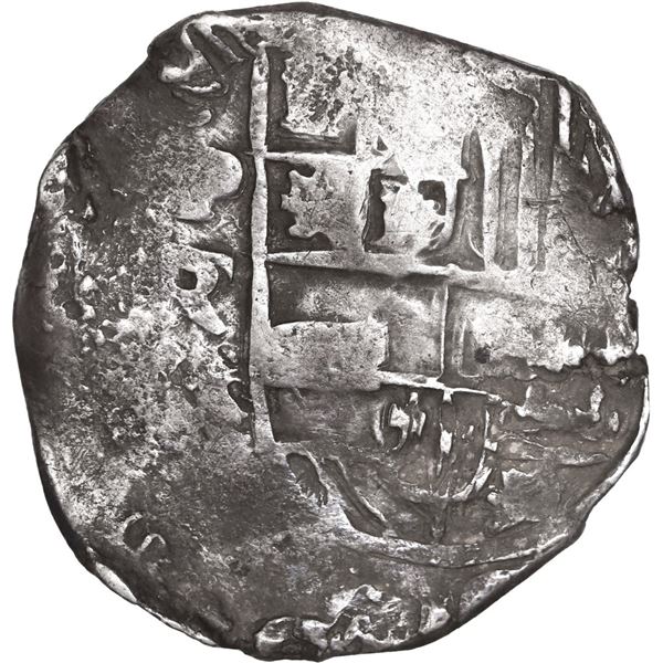 BOLIVIA, Potosí, cob 4 reales, 1642 FR, quadrants of cross transposed, very rare, ex-Ponte.