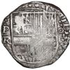 Image 1 : BOLIVIA, Potosí, cob 4 reales, 1644 TR, very rare, ex-Ponte.