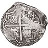 Image 2 : BOLIVIA, Potosí, cob 4 reales, (1646) V/TR, very rare, ex-Ponte.
