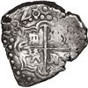 Image 2 : BOLIVIA, Potosí, cob 2 reales, 1628 T, rare, ex-Ponte.