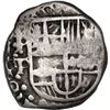 Image 1 : BOLIVIA, Potosí, cob 1 real, 1628 T/P, ½R-sized castles and lions, very rare, ex-Ponte.