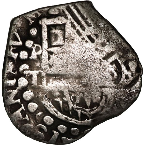 BOLIVIA, Potosí, cob 1 real, 1629 T, very rare, ex-Ponte.