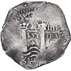 Image 1 : BOLIVIA, Potosí, cob 4 reales, 1652 E, transitional McLean Type I, retrograde 4's, ex-Ponte, Mastali