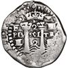 Image 1 : BOLIVIA, Potosí, cob 2 reales, 1652 E, transitional McLean Type I, rare, ex-Ponte, Mastalir Plate.