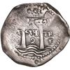 Image 1 : BOLIVIA, Potosí, cob 2 reales, 1652 E, transitional McLean Type V, rare, ex-Ponte.