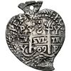 Image 1 : BOLIVIA, Potosí, cob 8 reales Heart, 1709 Y, NGC XF details / environmental damage, finest and only 