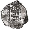 Image 1 : BOLIVIA, Potosí, cob 8 reales, 1742 P.