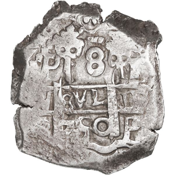 BOLIVIA, Potosí, cob 8 reales, 1750 E.