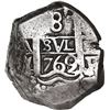 Image 1 : BOLIVIA, Potosí, cob 8 reales, 1769/8 (V)-Y, rare.