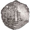 Image 1 : BOLIVIA, Potosí, cob 4 reales, 1653/2 E, 1-PH-6 at top, rare, ex-Ponte.