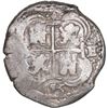 Image 2 : BOLIVIA, Potosí, cob 4 reales, 1653 E, PH at top (no dots), retrograde-4 denomination, ex-Ponte.