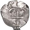 Image 2 : BOLIVIA, Potosí, cob 4 reales, 1655 E, •PH• at top, denomination 4 above cross, ex
