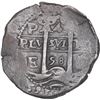 Image 1 : BOLIVIA, Potosí, cob 4 reales, 1658 E, ex-Ponte.
