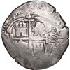 Image 2 : BOLIVIA, Potosí, cob 4 reales, 1659 E, 9/5 error in legend (unique), ex-Ponte.