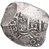 Image 1 : BOLIVIA, Potosí, cob 4 reales, 1661 E, ex-Ponte.