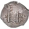 Image 1 : BOLIVIA, Potosí, cob 4 reales, 1667 E, ex-Ponte.