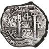 Image 1 : BOLIVIA, Potosí, cob 4 reales, 1697 VR, ex-Ponte.